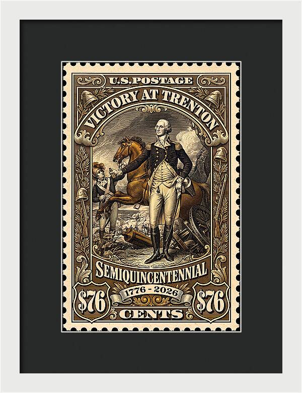 Trenton 76c - Framed Print