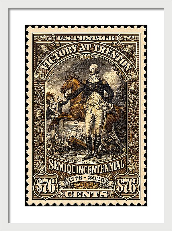 Trenton 76c - Framed Print