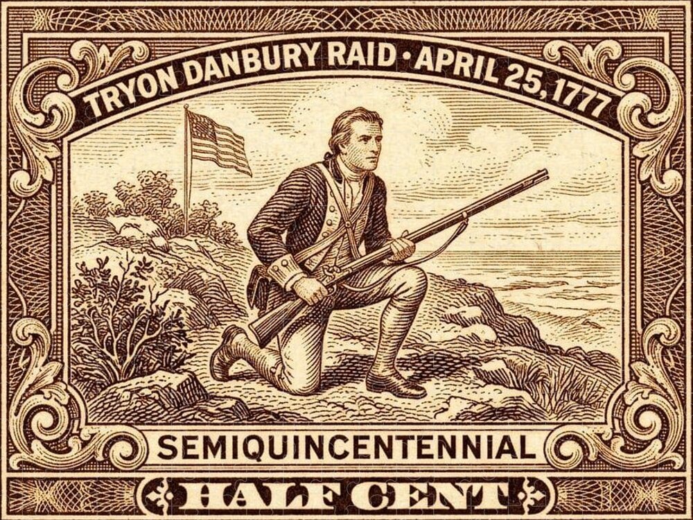 Tryon Danbury Raid 1/2c - Puzzle