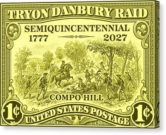 Tryon Danbury Raid 1c - Canvas Print