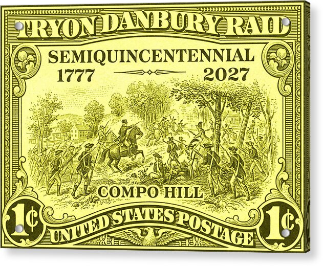 Tryon Danbury Raid 1c - Acrylic Print