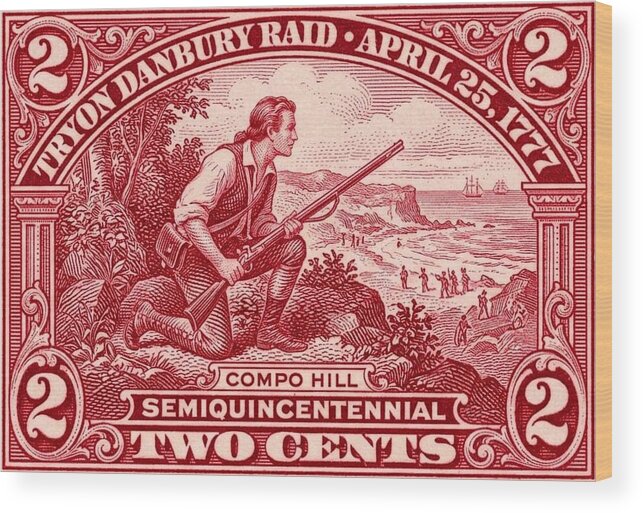 Tryon Danbury Raid 2c - Wood Print