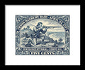 Tryon Danbury Raid 5c - Framed Print