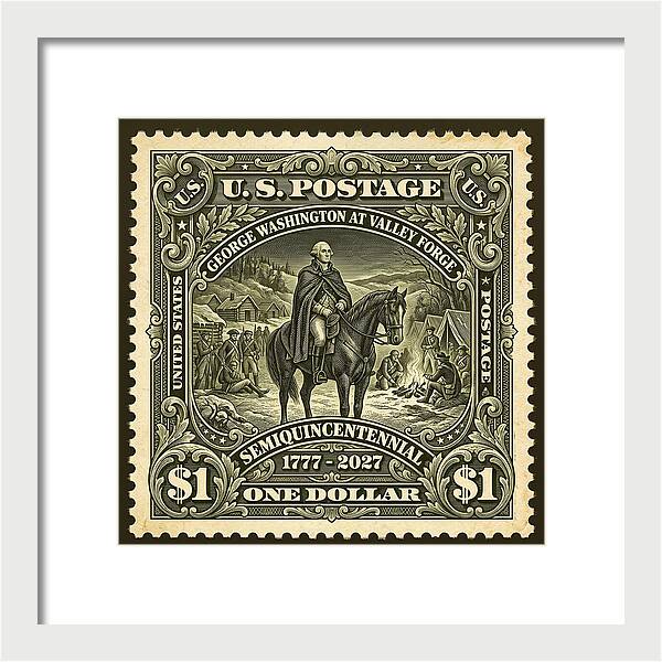 Valley Forge $1 - Framed Print
