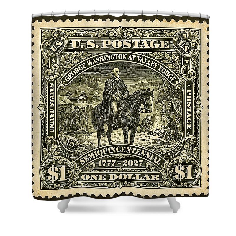 Valley Forge $1 - Shower Curtain