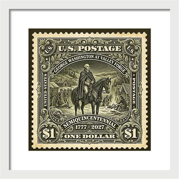 Valley Forge $1 - Framed Print