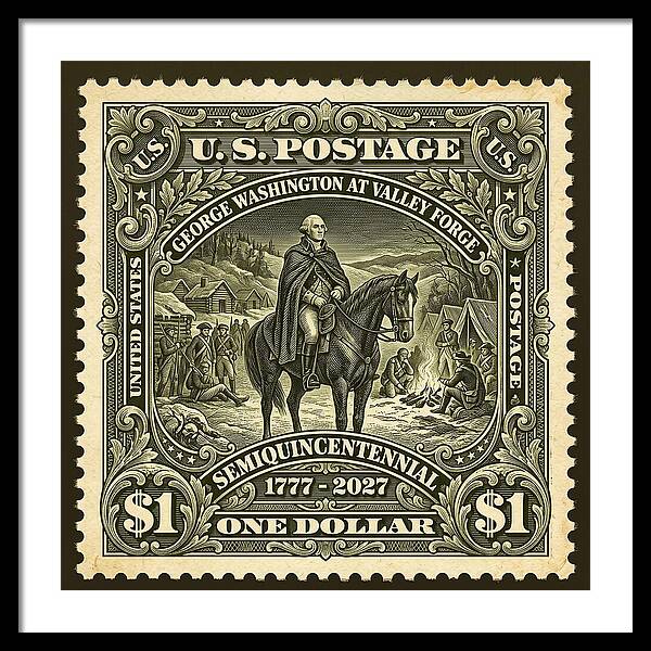 Valley Forge $1 - Framed Print