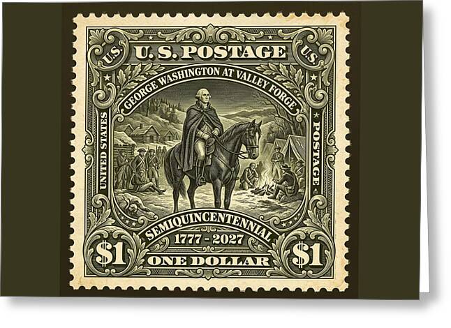 Valley Forge $1 - Greeting Card