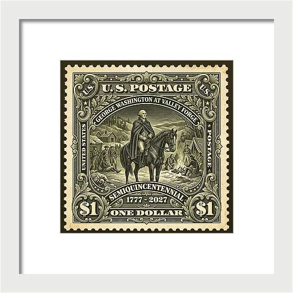 Valley Forge $1 - Framed Print