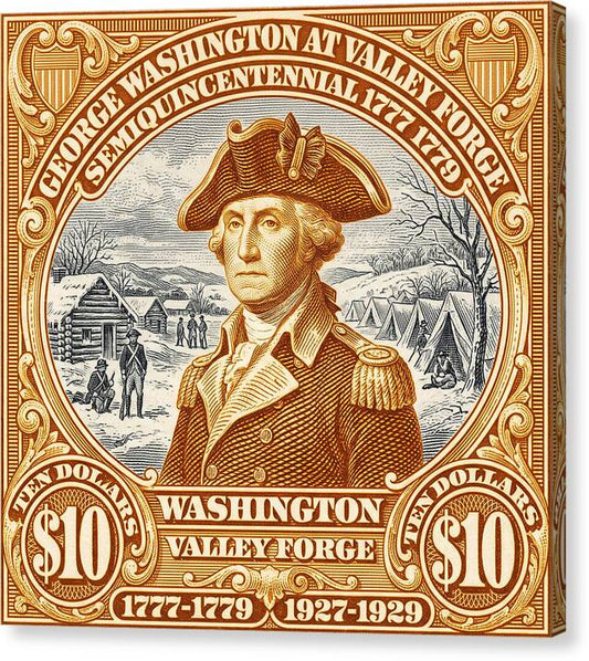 Valley Forge $10 1 - Canvas Print