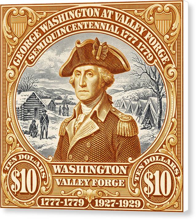 Valley Forge $10 - Canvas Print