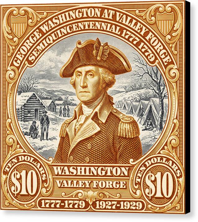 Valley Forge $10 1 - Canvas Print