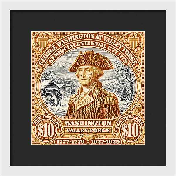 Valley Forge $10 - Framed Print