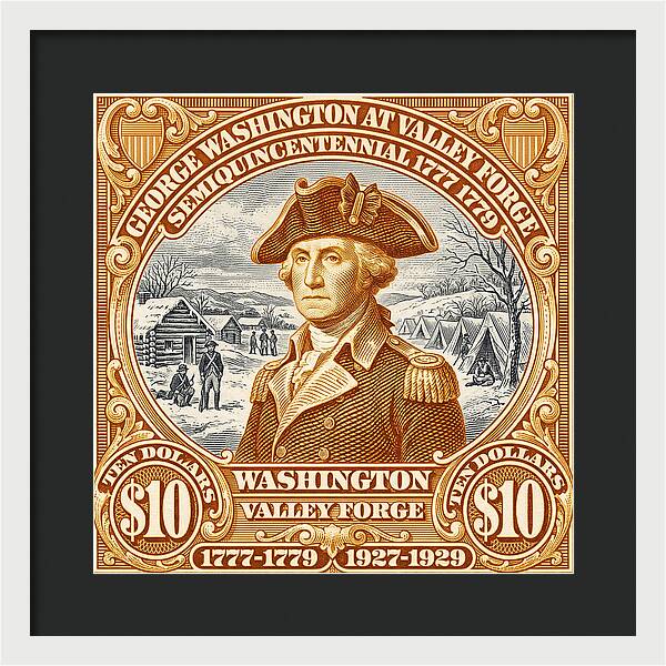 Valley Forge $10 - Framed Print