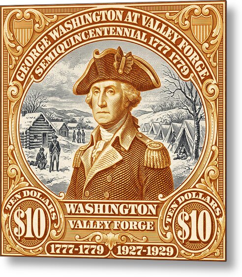 Valley Forge $10 1 - Metal Print
