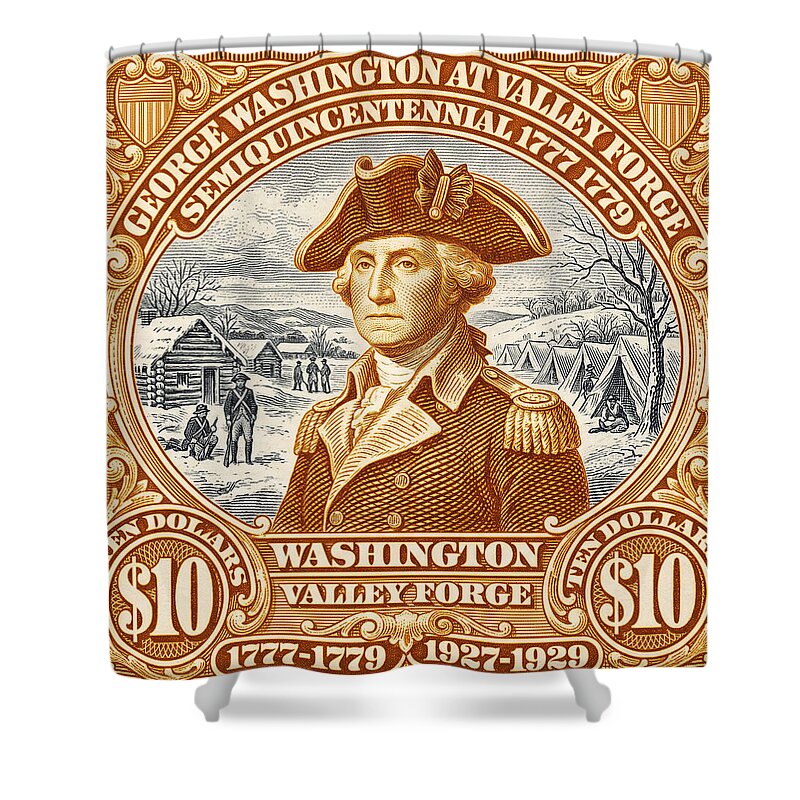 Valley Forge $10 1 - Shower Curtain