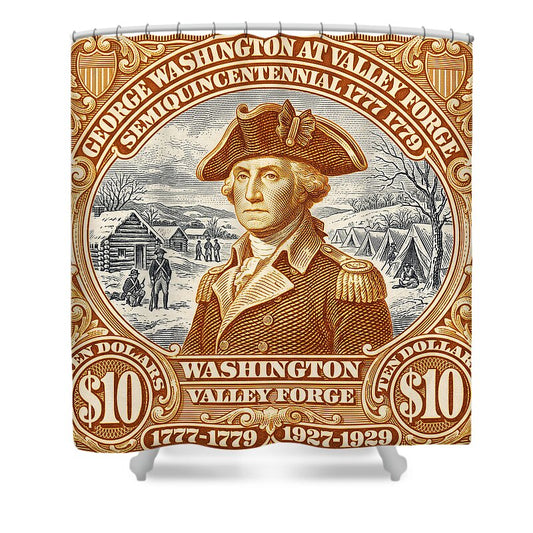 Valley Forge $10 1 - Shower Curtain