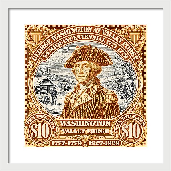 Valley Forge $10 - Framed Print
