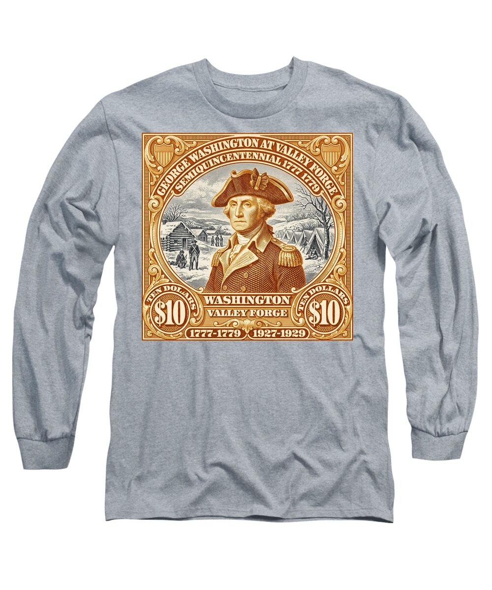 Valley Forge $10 1 - Long Sleeve T-Shirt