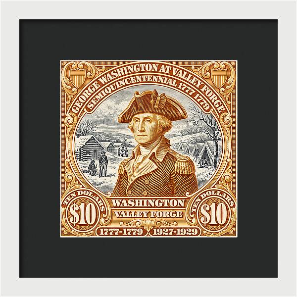Valley Forge $10 - Framed Print