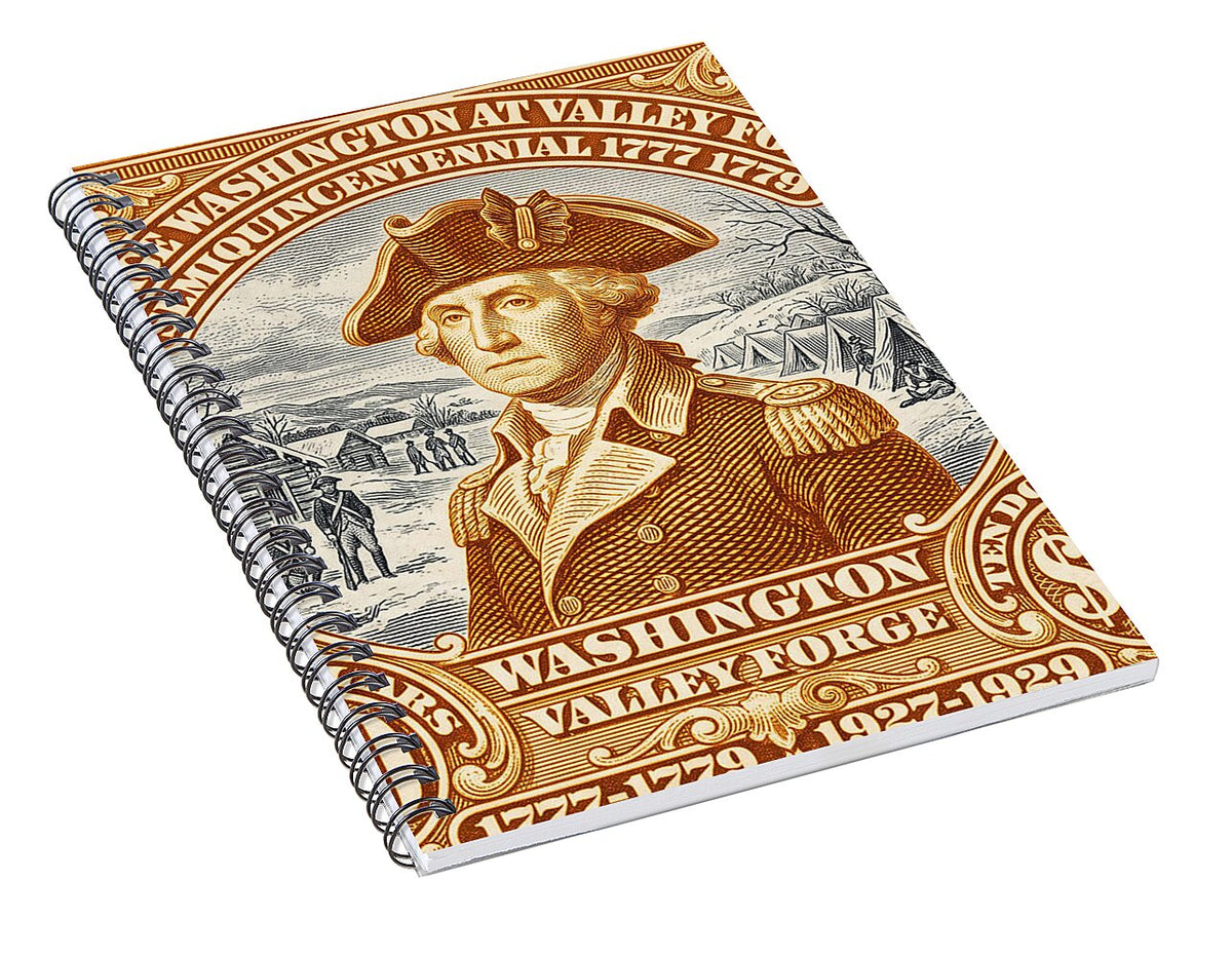 Valley Forge $10 1 - Spiral Notebook