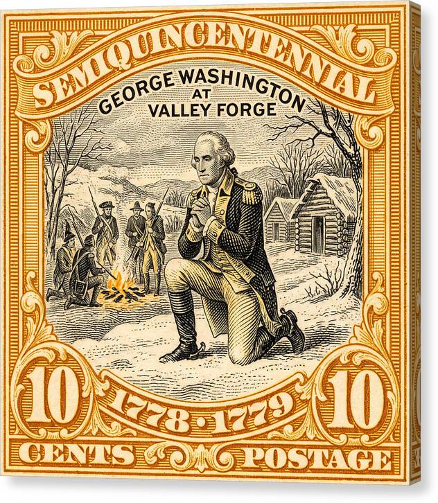 Valley Forge 10c 1 - Canvas Print