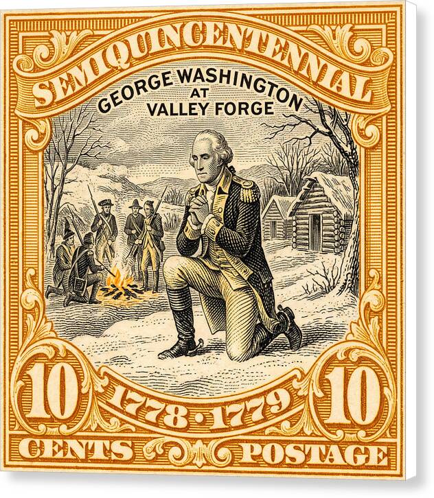 Valley Forge 10c 1 - Canvas Print