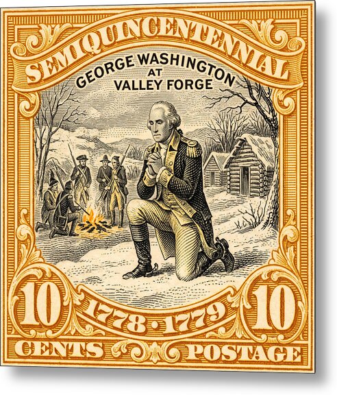 Valley Forge 10c 1 - Metal Print