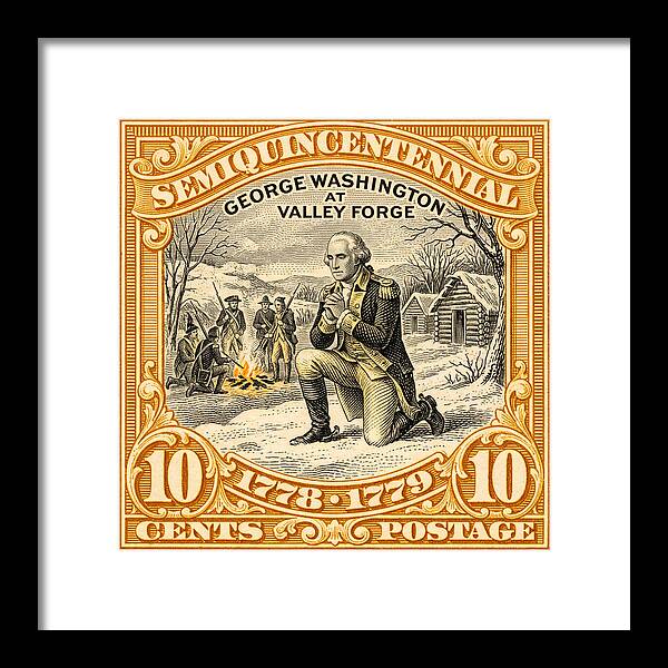 Valley Forge 10c 1 - Framed Print