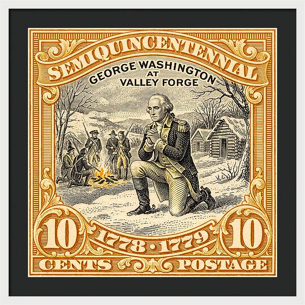 Valley Forge 10c 1 - Framed Print