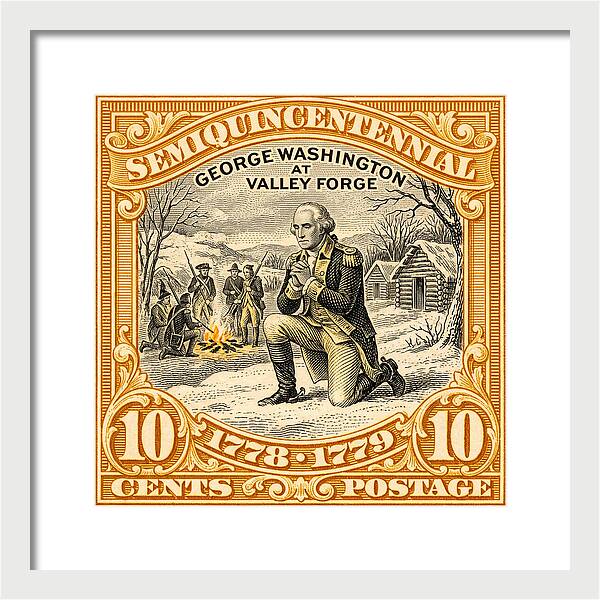 Valley Forge 10c 1 - Framed Print