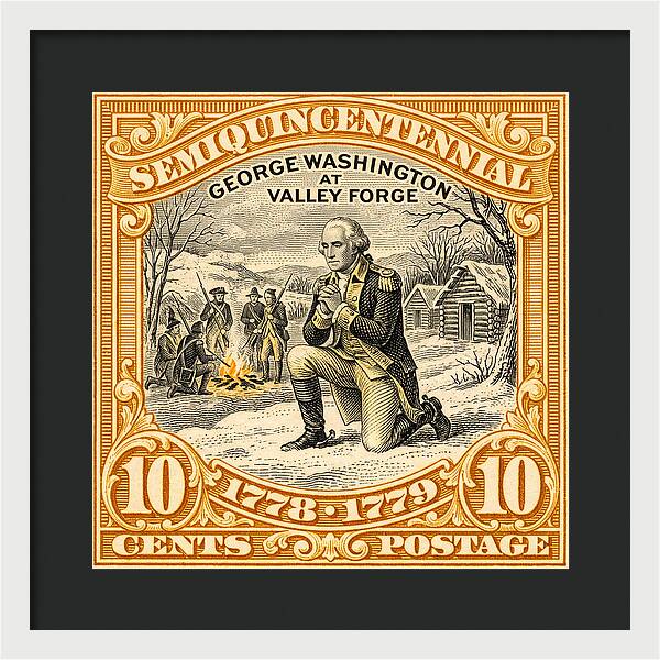 Valley Forge 10c 1 - Framed Print
