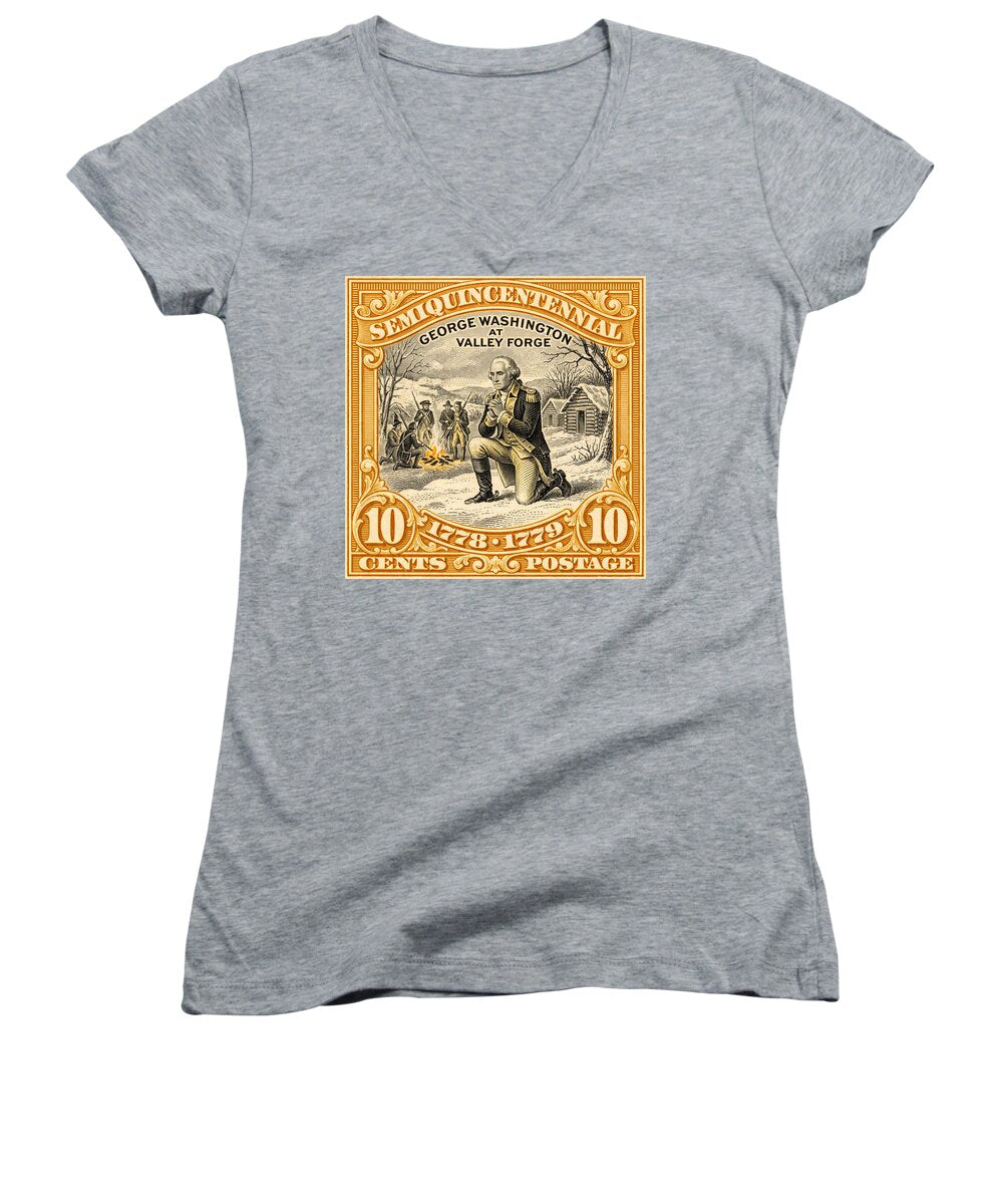 Valley Forge 10c 1 - Women's V-Neck