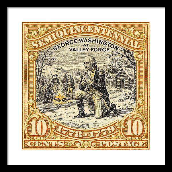 Valley Forge 10c 1 - Framed Print