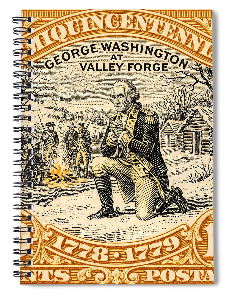 Valley Forge 10c 1 - Spiral Notebook
