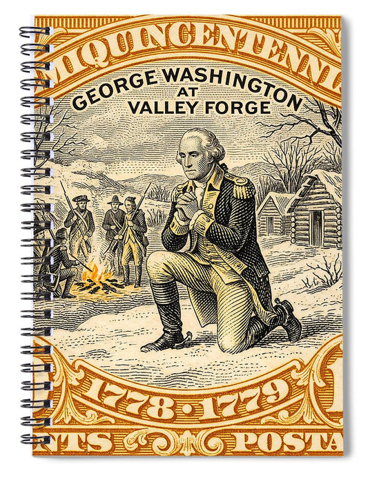 Valley Forge 10c 1 - Spiral Notebook