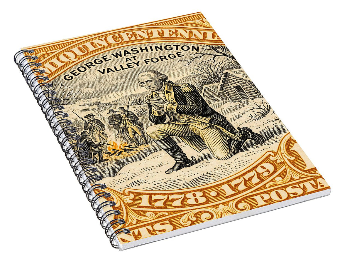 Valley Forge 10c 1 - Spiral Notebook