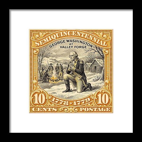 Valley Forge 10c 1 - Framed Print