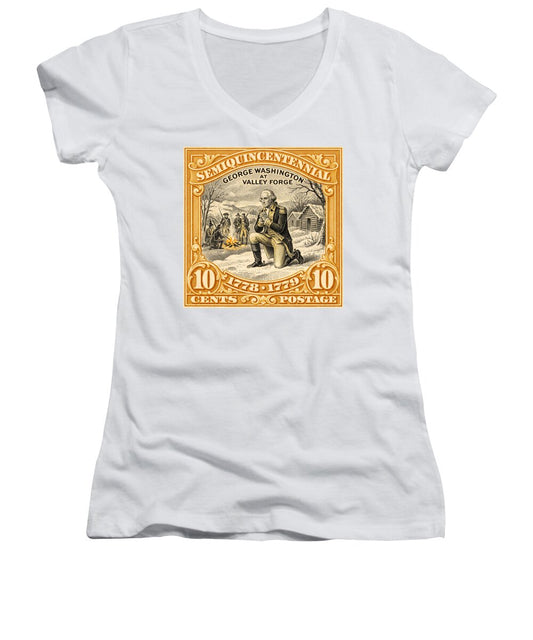 Valley Forge 10c 1 - Women's V-Neck