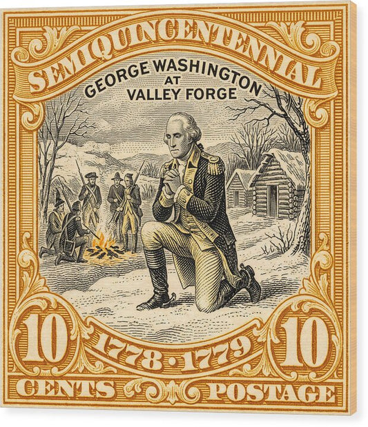 Valley Forge 10c 1 - Wood Print