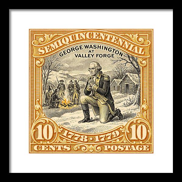 Valley Forge 10c 1 - Framed Print