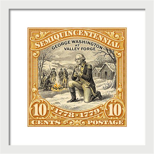 Valley Forge 10c 1 - Framed Print