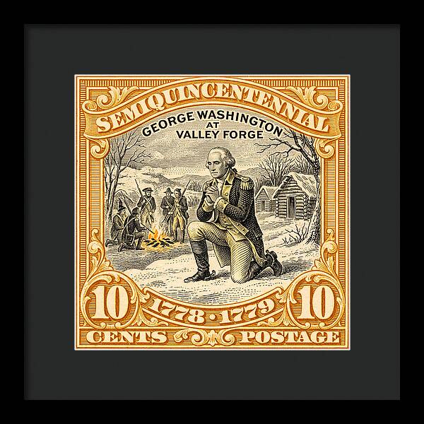 Valley Forge 10c 1 - Framed Print