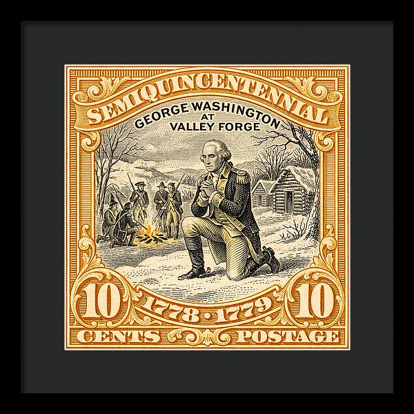 Valley Forge 10c 1 - Framed Print