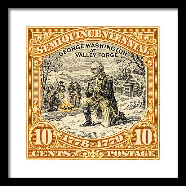 Valley Forge 10c 1 - Framed Print
