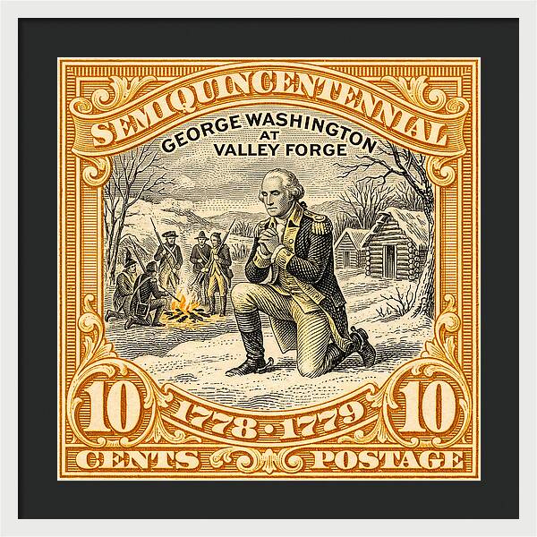 Valley Forge 10c 1 - Framed Print