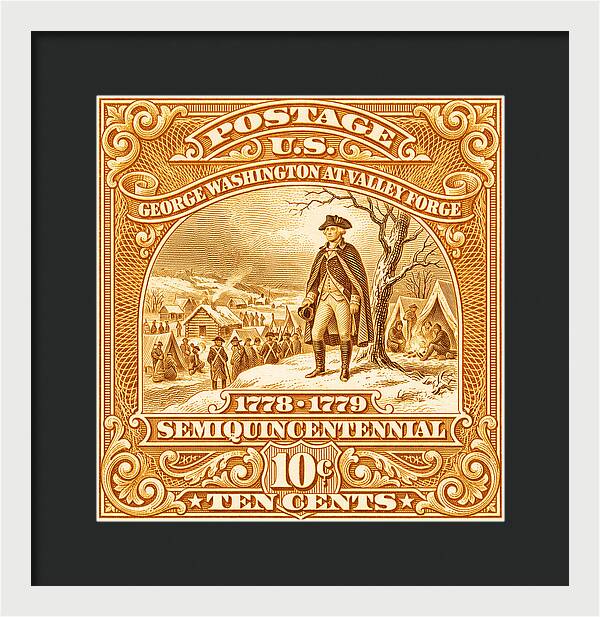 Valley Forge 10c 2 - Framed Print