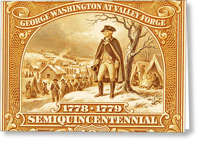 Valley Forge 10c 2 - Greeting Card