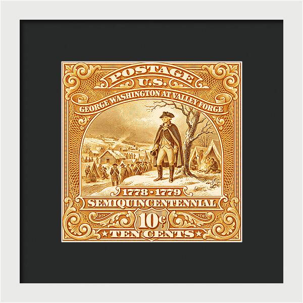 Valley Forge 10c 2 - Framed Print