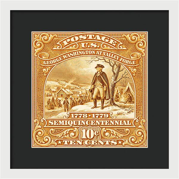 Valley Forge 10c 2 - Framed Print